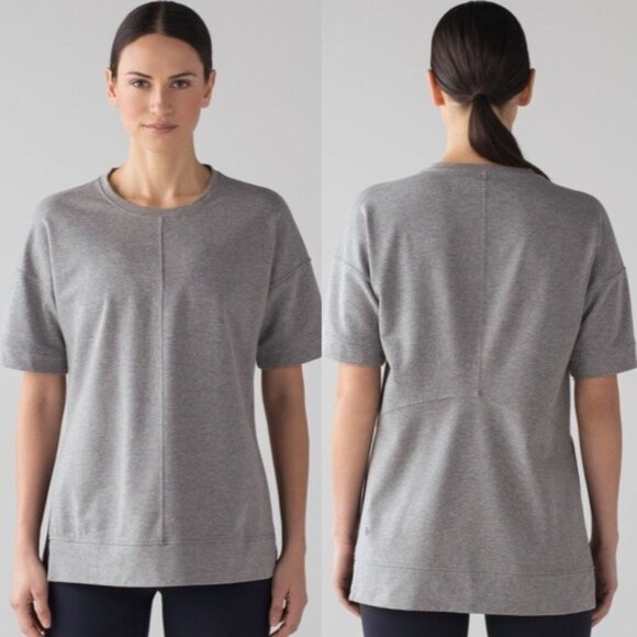LULULEMON Cut Above Tee‎ Grey 4 - Picture 1 of 4